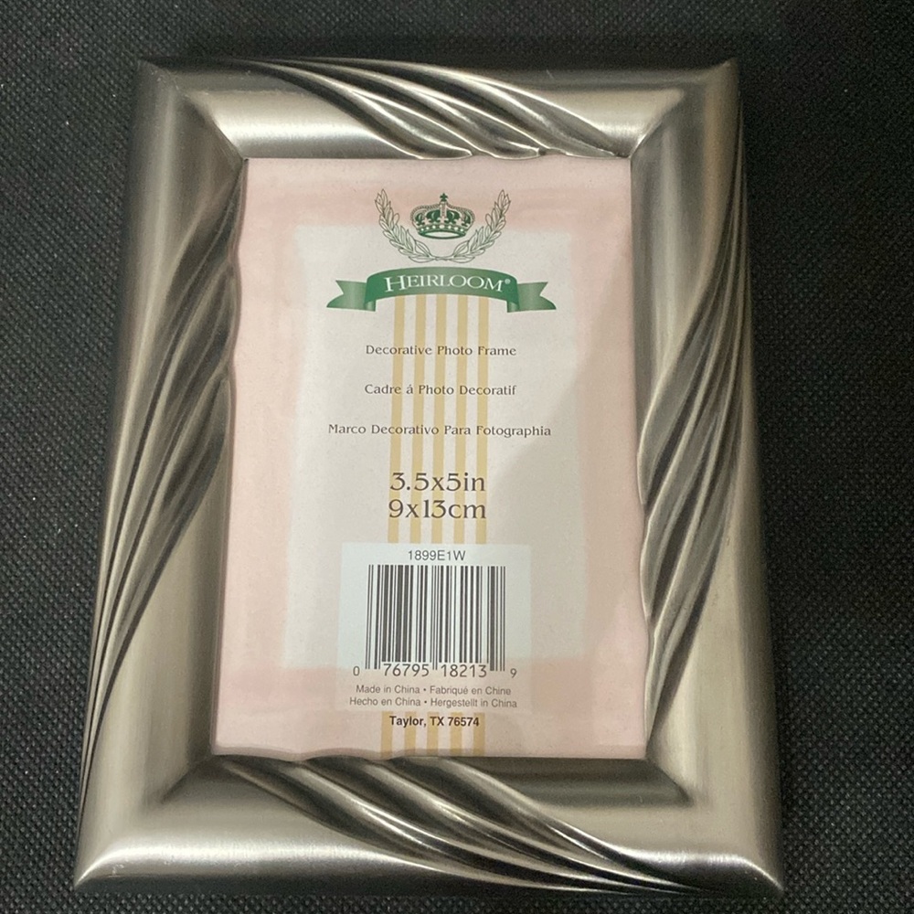 Heirloom 3x5 Pewter Picture Frame